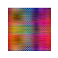 Colorful Sheet Small Satin Scarf (square)  by LoolyElzayat