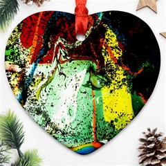 Coffee Land 2 Heart Ornament (two Sides) by bestdesignintheworld