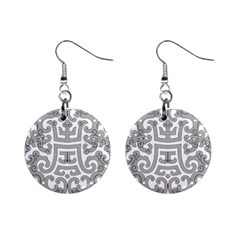 Chinese Traditional Pattern Mini Button Earrings