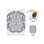 Chinese Traditional Pattern Playing Cards (Mini)  Back