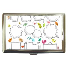 Set Chalk Out Chitchat Scribble Cigarette Money Cases