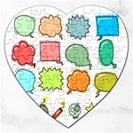 Set Collection Balloon Image Jigsaw Puzzle (Heart) Front