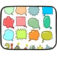 Set Collection Balloon Image Double Sided Fleece Blanket (mini)  by Nexatart