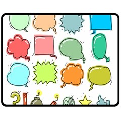 Set Collection Balloon Image Fleece Blanket (medium)  by Nexatart