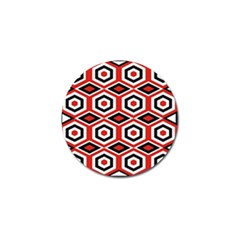 Motif Batik Design Decorative Golf Ball Marker by Nexatart