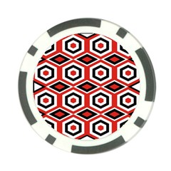 Motif Batik Design Decorative Poker Chip Card Guard (10 Pack)