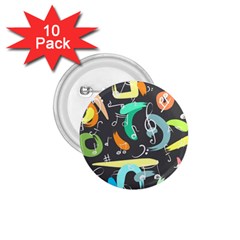 Repetition Seamless Child Sketch 1 75  Buttons (10 Pack) by Nexatart