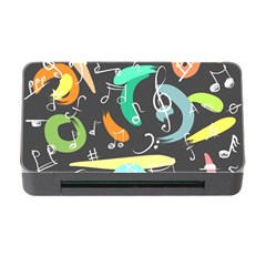 Repetition Seamless Child Sketch Memory Card Reader With Cf