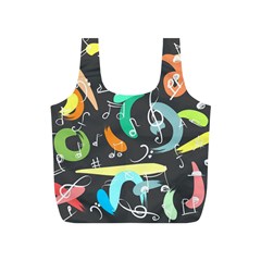 Repetition Seamless Child Sketch Full Print Recycle Bags (s)  by Nexatart