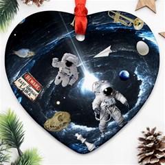 We Found Laika Ornament (heart) by Valentinaart