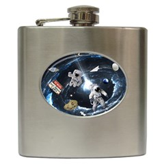 We Found Laika Hip Flask (6 Oz) by Valentinaart