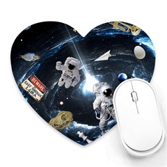 We Found Laika Heart Mousepads