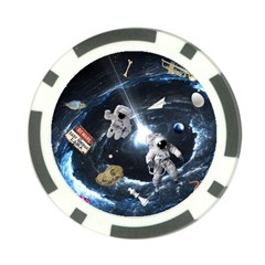 We Found Laika Poker Chip Card Guard by Valentinaart