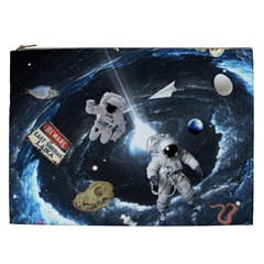 We Found Laika Cosmetic Bag (xxl)  by Valentinaart