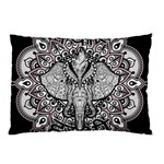 Ornate Hindu Elephant  Pillow Case (Two Sides) Back