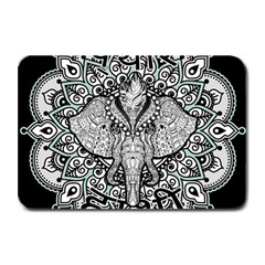 Ornate Hindu Elephant  Plate Mats by Valentinaart