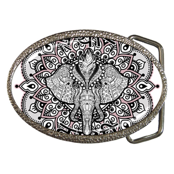 Ornate Hindu Elephant  Belt Buckles