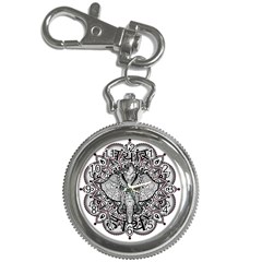 Ornate Hindu Elephant  Key Chain Watches by Valentinaart