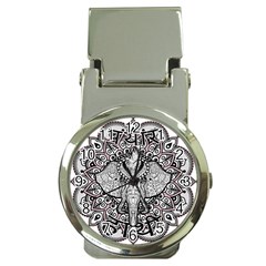 Ornate Hindu Elephant  Money Clip Watches by Valentinaart