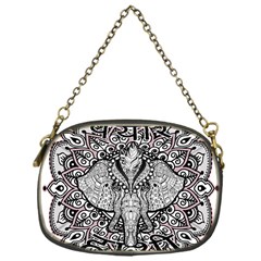 Ornate Hindu Elephant  Chain Purses (one Side)  by Valentinaart