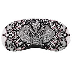 Ornate Hindu Elephant  Sleeping Masks by Valentinaart