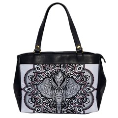 Ornate Hindu Elephant  Office Handbags by Valentinaart