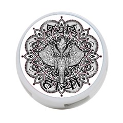 Ornate Hindu Elephant  4-port Usb Hub (two Sides)  by Valentinaart