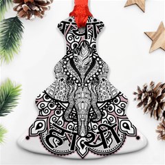 Ornate Hindu Elephant  Ornament (christmas Tree)  by Valentinaart