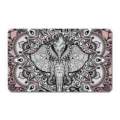 Ornate Hindu Elephant  Magnet (rectangular) by Valentinaart