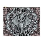 Ornate Hindu Elephant  Cosmetic Bag (XL) Front