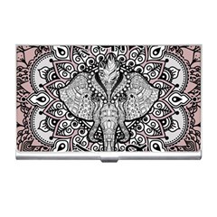 Ornate Hindu Elephant  Business Card Holders by Valentinaart