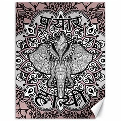 Ornate Hindu Elephant  Canvas 18  X 24   by Valentinaart