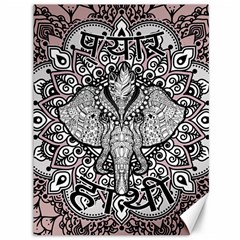 Ornate Hindu Elephant  Canvas 36  X 48   by Valentinaart