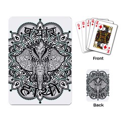 Ornate Hindu Elephant  Playing Card