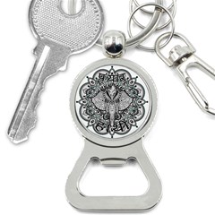 Ornate Hindu Elephant  Bottle Opener Key Chains by Valentinaart