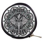 Ornate Hindu Elephant  Mini Makeup Bags Front