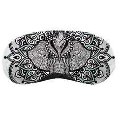 Ornate Hindu Elephant  Sleeping Masks by Valentinaart