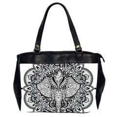 Ornate Hindu Elephant  Office Handbags (2 Sides)  by Valentinaart