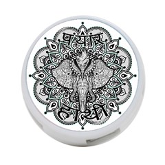 Ornate Hindu Elephant  4-port Usb Hub (two Sides)  by Valentinaart