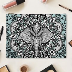 Ornate Hindu Elephant  Cosmetic Bag (xl) by Valentinaart