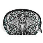 Ornate Hindu Elephant  Accessory Pouches (Large)  Front