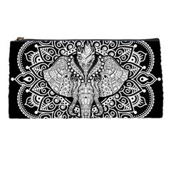 Ornate Hindu Elephant  Pencil Cases by Valentinaart