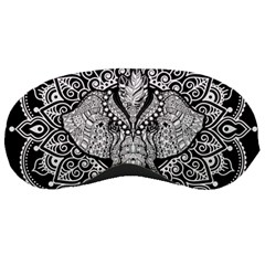 Ornate Hindu Elephant  Sleeping Masks by Valentinaart