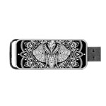 Ornate Hindu Elephant  Portable USB Flash (Two Sides) Front