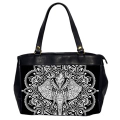 Ornate Hindu Elephant  Office Handbags (2 Sides)  by Valentinaart