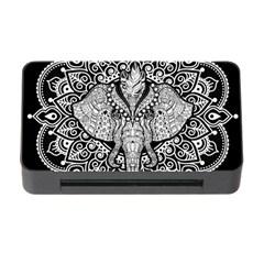 Ornate Hindu Elephant  Memory Card Reader With Cf by Valentinaart