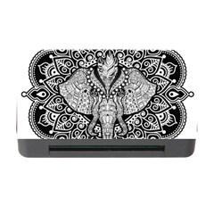 Ornate Hindu Elephant  Memory Card Reader With Cf by Valentinaart