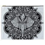 Ornate Hindu Elephant  Cosmetic Bag (XXXL)  Front