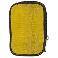 Yellow Alligator Skin Compact Camera Cases by LoolyElzayat