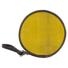 Yellow Alligator Skin Classic 20-cd Wallets